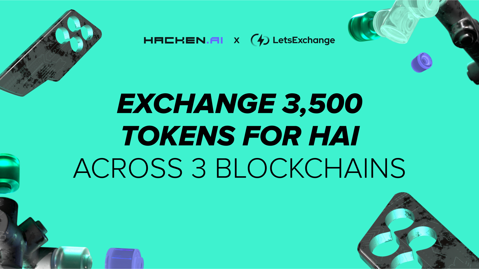 LetsExchange x HAI integration: Effortless Swaps with 3,500+ Tokens 